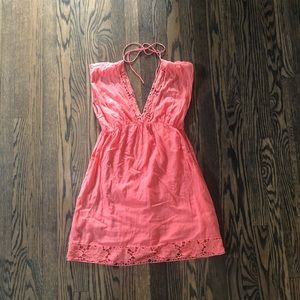 Coral dress